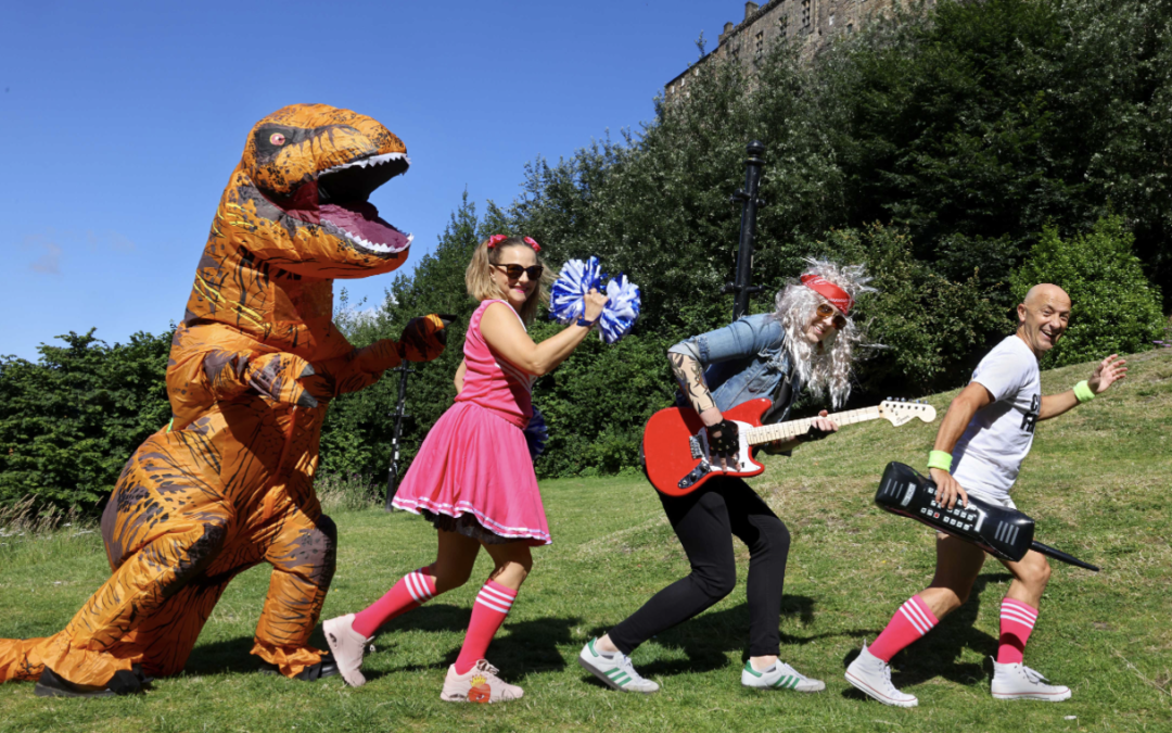 Sheer Madness! You can be the greatest rock star, a cheerleader or a rampaging T Rex! 