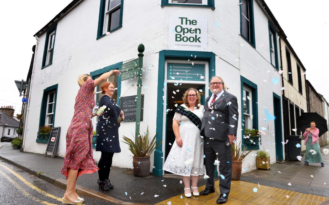 Romantic Fact Surpasses Fiction as Couple Wed at World’s First Airbnb Bookshop